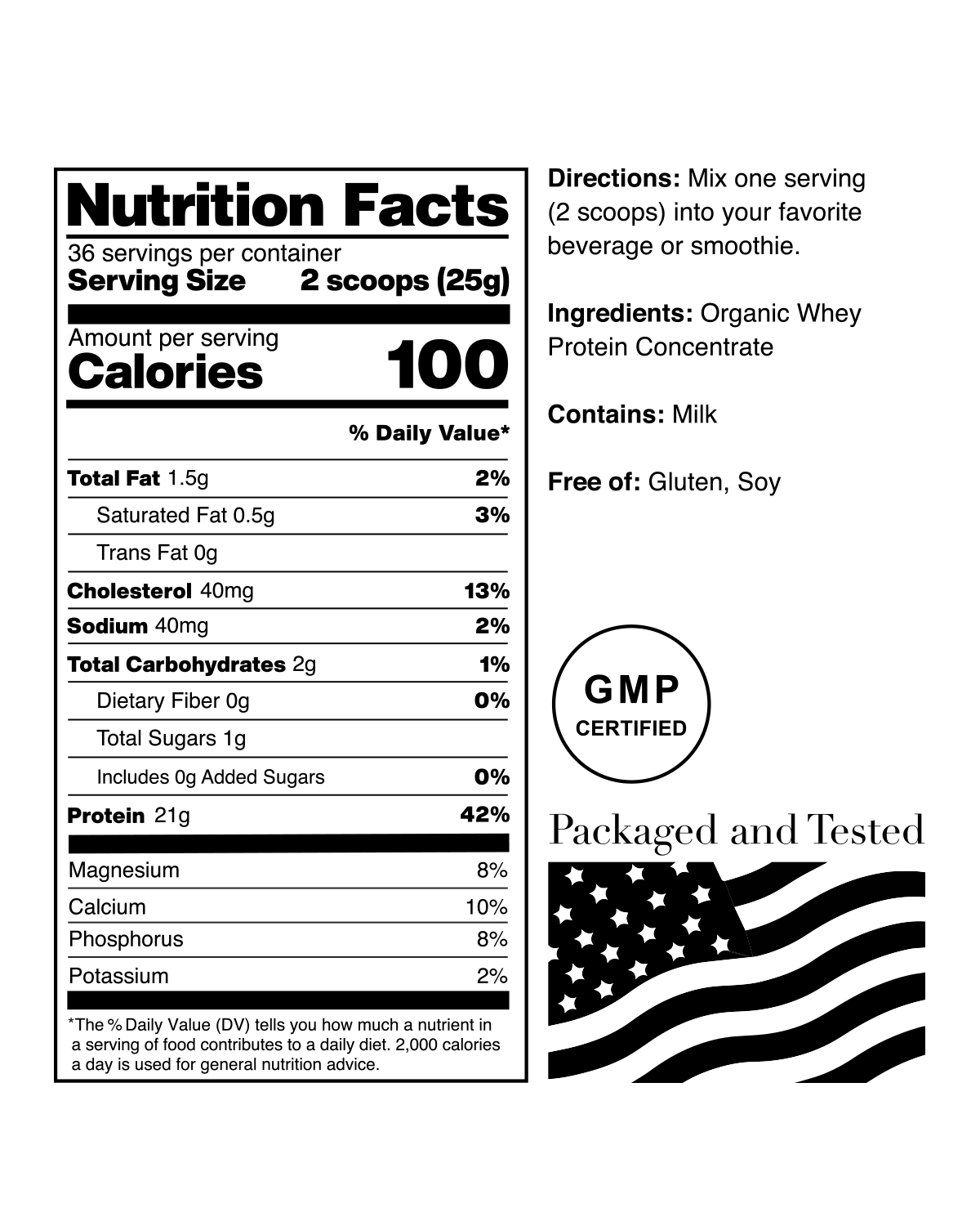 Whey Protein, 2LB / Classic