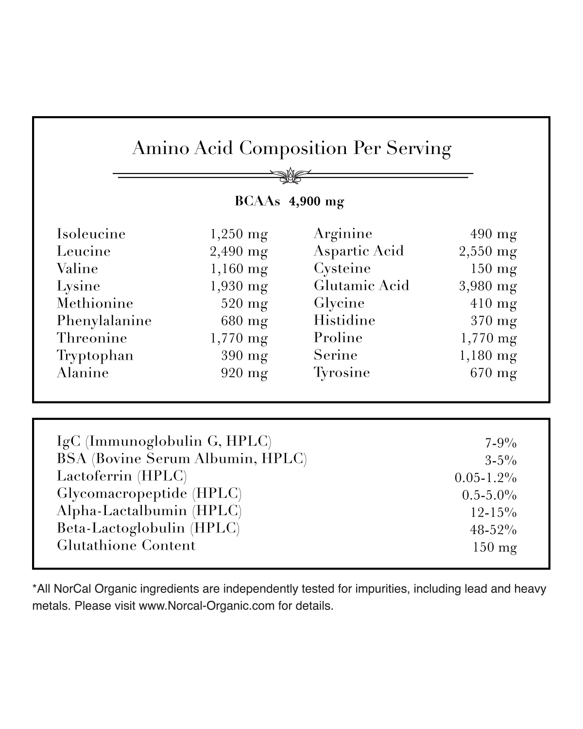 Whey Protein, 2LB / Vanilla Whey